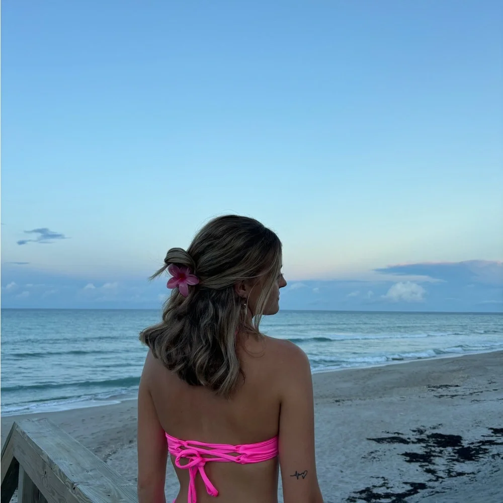 Vibrant Pink Bikini Set - Picture 2 of 4